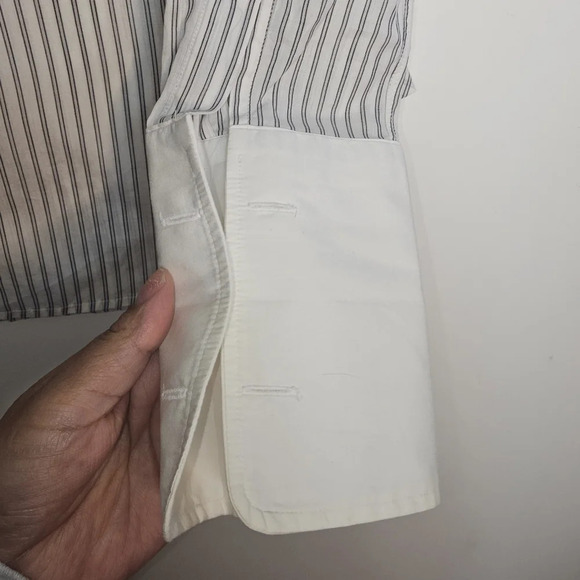Gucci Striped Long Sleeve Dress Shirt Men Size 15.5 Eu 39 - Picture 6 of 11